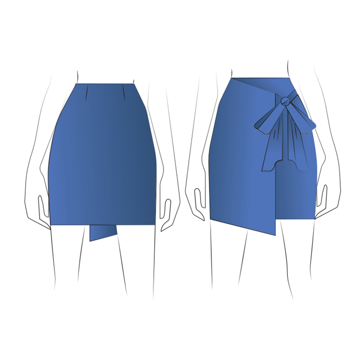 Lapel Skirt