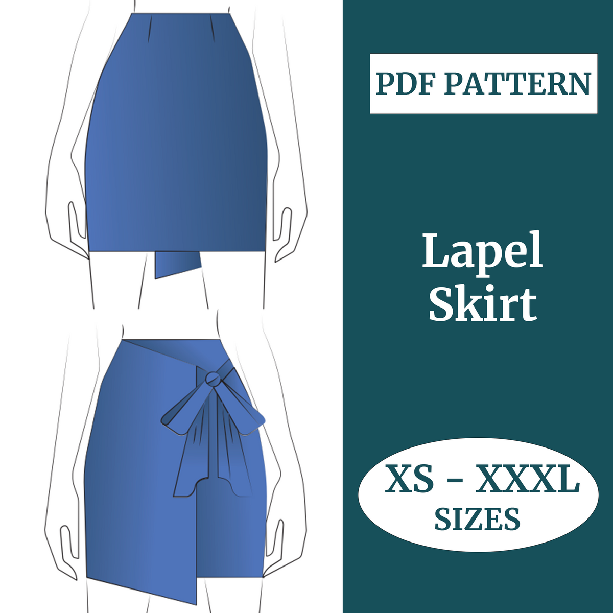 Lapel Skirt